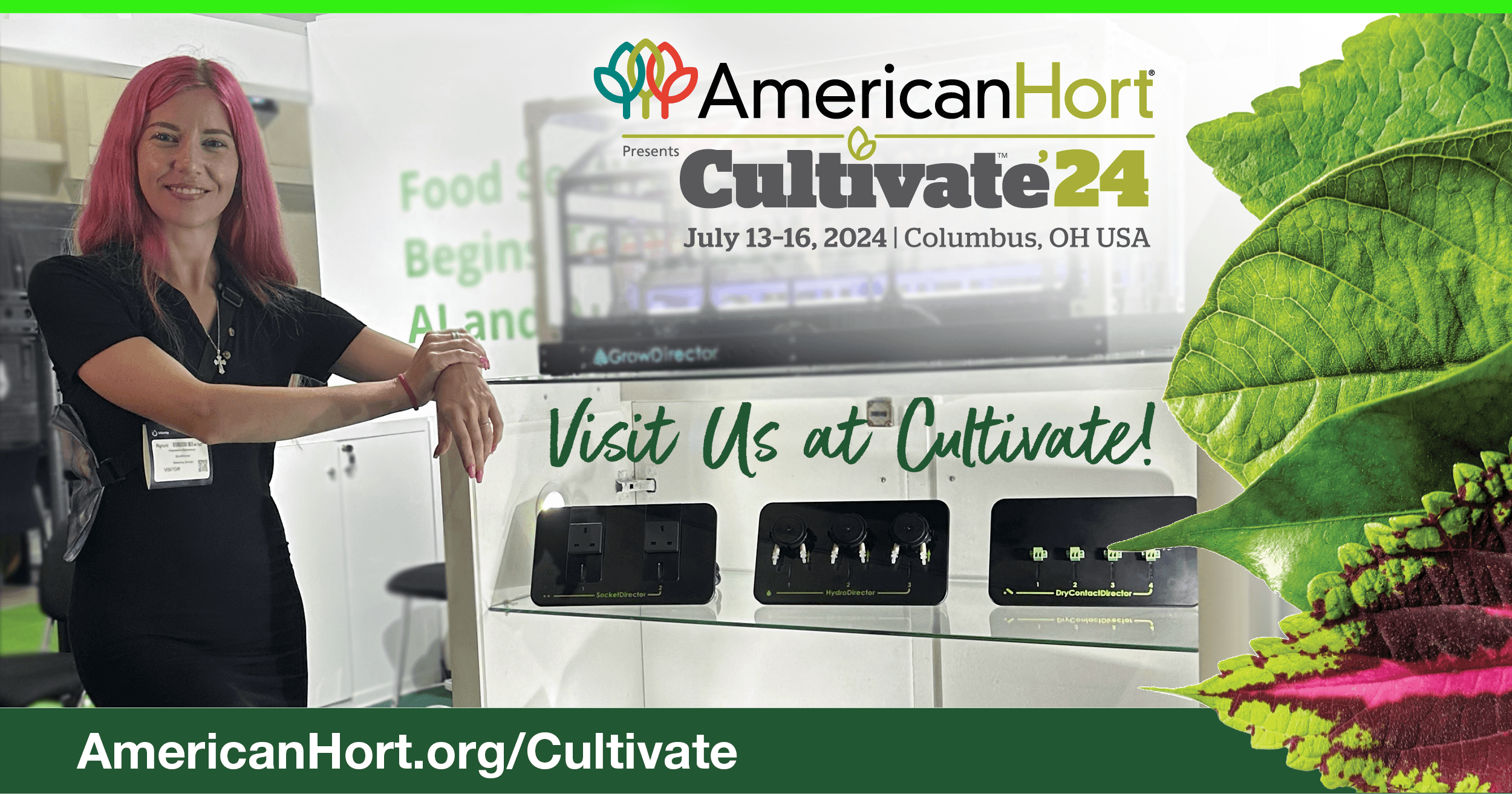 Meet GrowDirector at Cultivate '24: Empower Your Customers with Greenhouse Automation