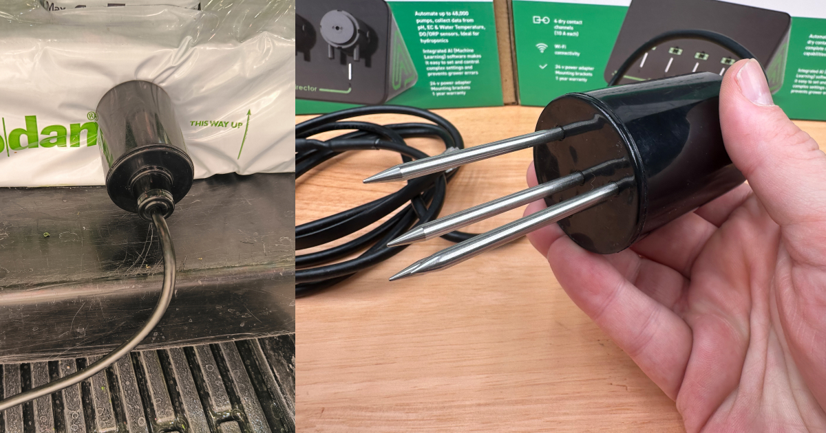 Soil moisture sensor for commercial greenhouses