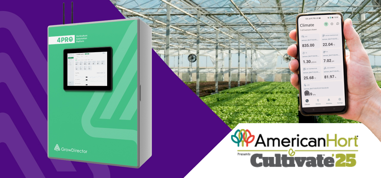 GrowDirector will exhibit at Cultivate 25 Trade show t Ohio